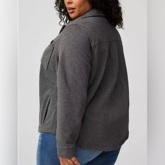 Torrid Fleece Shacket size 2 18/20 - Picture 2 of 7